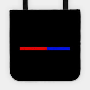 Thin Red Blue Line Firefighter Police Flag Tote