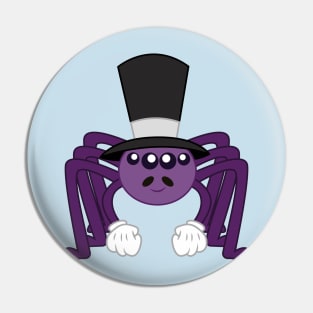 Spider With a Top Hat Pin