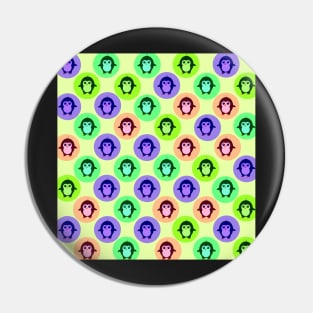 Penguins in colorful bubble Pin