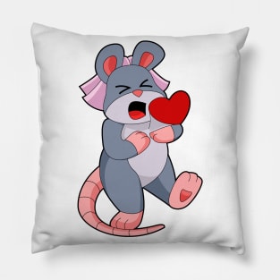 Mouse Bride Veil Wedding Pillow