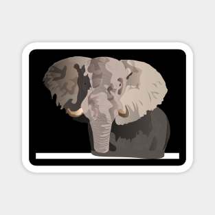 African Elephant taking notes Magnet