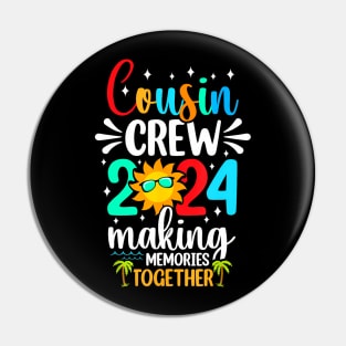 Cousin crew 2024 Summer Vacation Beach Family Trips Pin