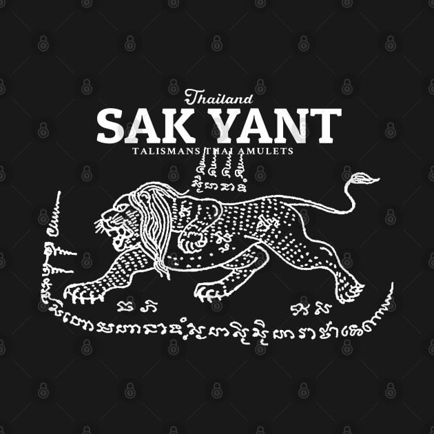 Sak Yant Lion by KewaleeTee