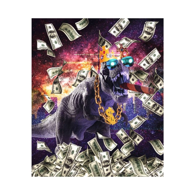 Bling Money Dinosaur Thug by Random Galaxy