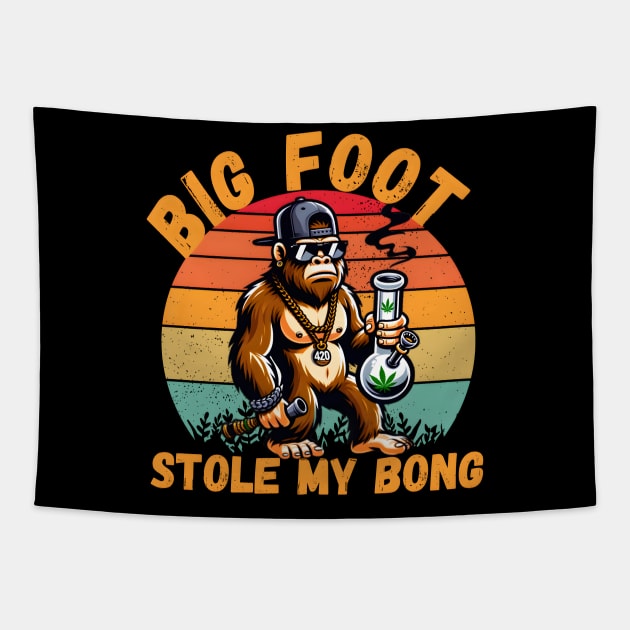 big foot stole my bong Tapestry by FnF.Soldier 