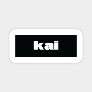 Kai My Name Is Kai Magnet