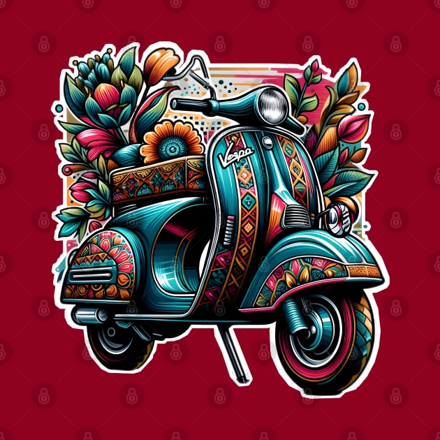 Colorful Scooter by TeeVee