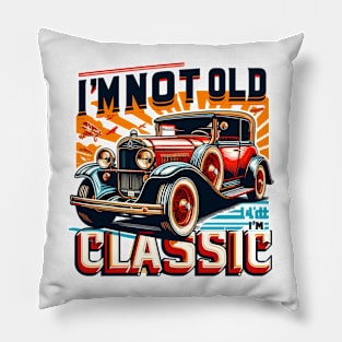 Classic Car Pillow