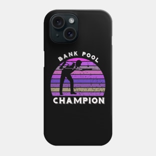 Bank pool champion - retro billiards Phone Case