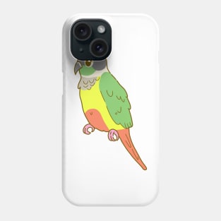 Yellow Sided Green Cheek Conure Phone Case