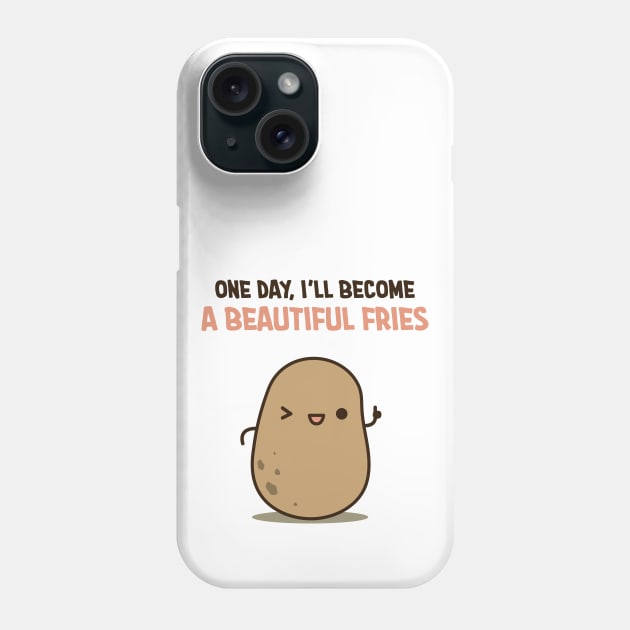 One day a Potato will change Phone Case by clgtart