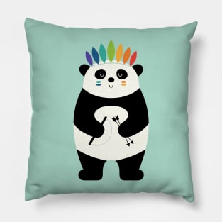 Be Brave Panda Pillow