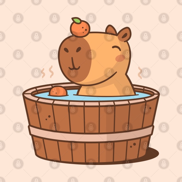 Capybara Hot Tub by zoljo