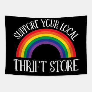 Thrifting Support Your Local Thrift Store Tapestry