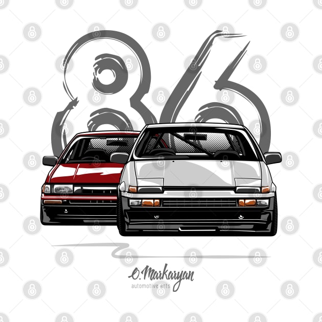 Ae86 legends by Markaryan