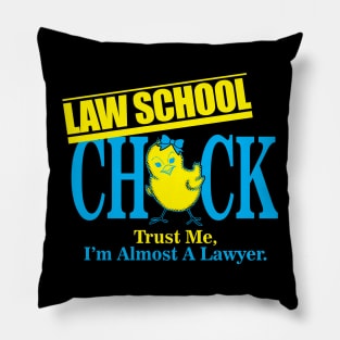 Law School Chick Pillow