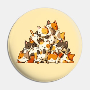 Kitty Pile Pin