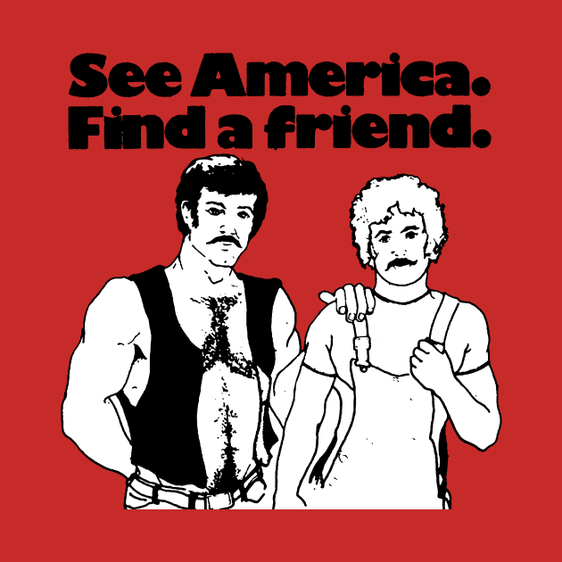 See America, Find A Friend (Vintage LGBT) by SNAustralia