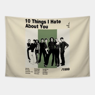 10 Things Retro Poster Tapestry