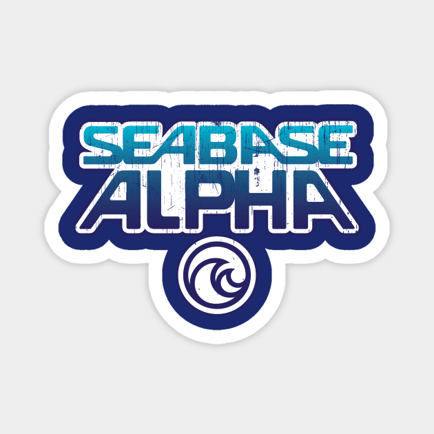 We Welcome You to Sea Base Alpha Magnet by OneLittleSpark