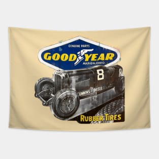 Rubber Tires Tapestry