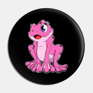 Frog pink Pin