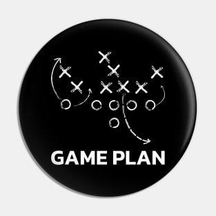 Game Plan (White) Pin