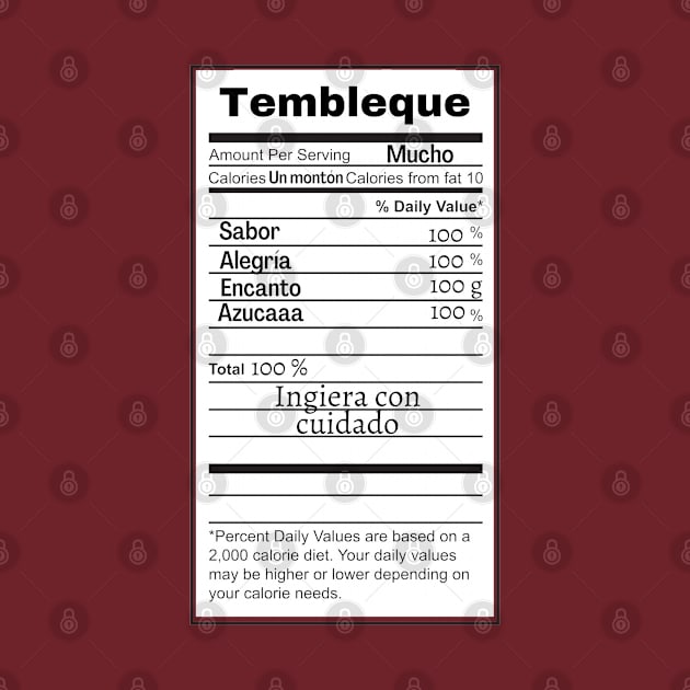 Tembleque nutrition facts by Don’t Care Co