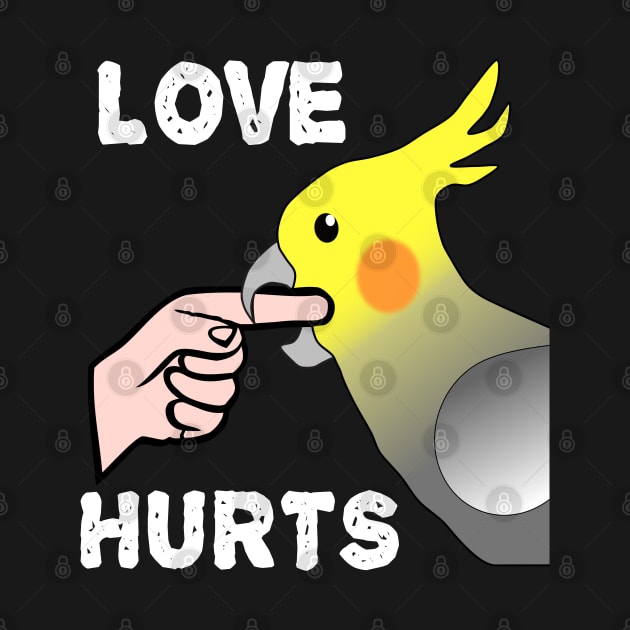 Love Hurts Cockatiel Male Parrot Biting by Einstein Parrot