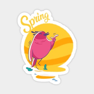 Spring Bird Magnet