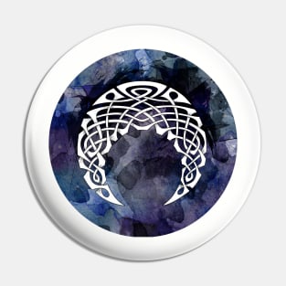 Celtic moon Pin