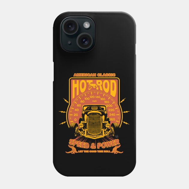 Hot Rod speed and power Phone Case by ploxd