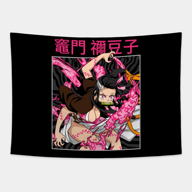 Nezuko Kamado Tapestry by Boxkul