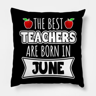 The best teachers are born in June Pillow