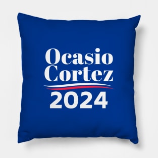 OCA Alexandria Ocasio-Cortez 2024 We Can Wait #2 Pillow