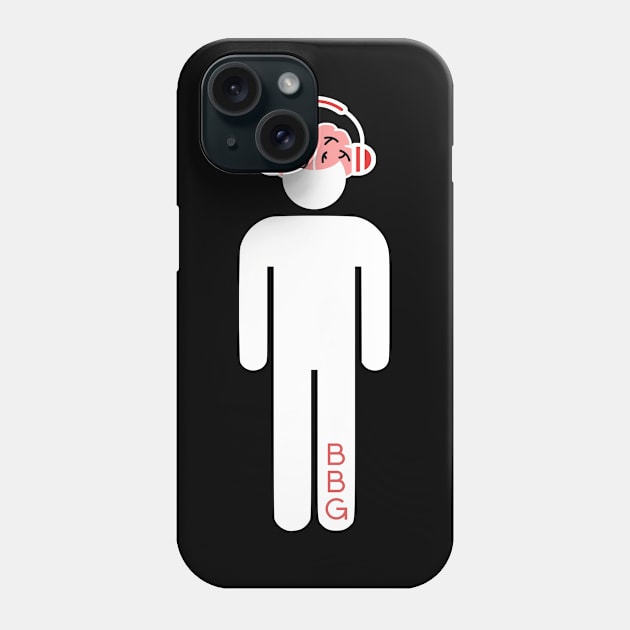 Big Brain Gamer White Phone Case by felixbunny