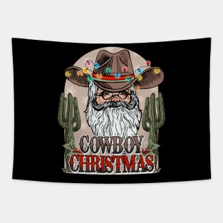 Cowboy Christmas Tapestry