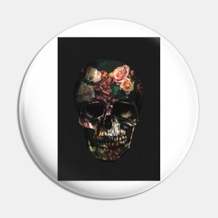 FLORAL SKULL Pin