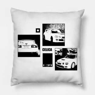 TOYOTA CELICA GT-FOUR Black 'N White Archive Pillow