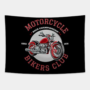 Motorcycle Bikers club Tapestry