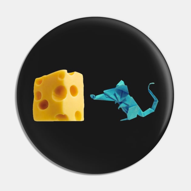 Cheese and origami mouse Pin by Quentin1984