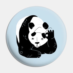 Panda Glasses Pin