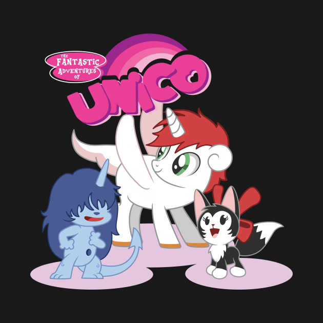 My Little Unico by captainlaserbeam