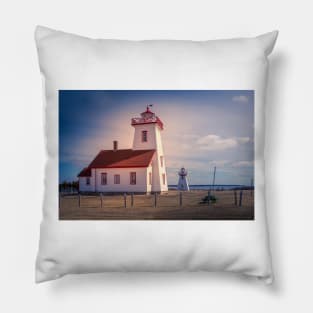 Wood Island Lighthouse P.E.I. Canada 2 Pillow