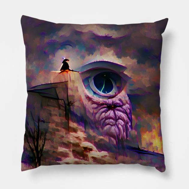 The Watcher Pillow by Neurotic