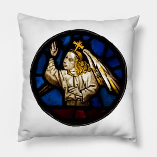 Roundel with an Angel Pillow