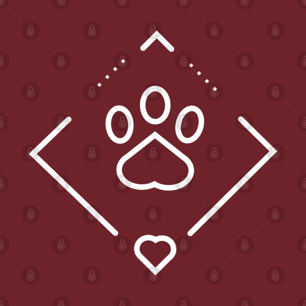 Paw Heart Logo by TaliDe