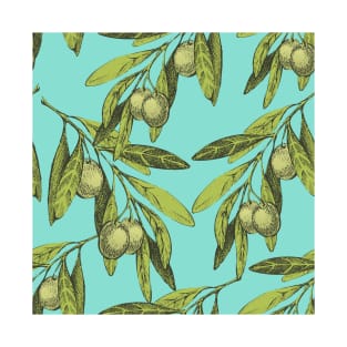 Olives pattern texture T-Shirt