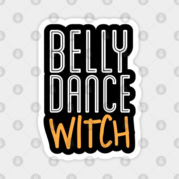 Belly Dance Witch Magnet by Hip Scarves and Bangles