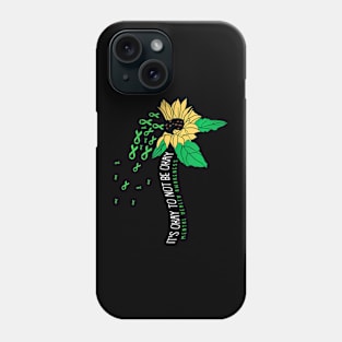 Its Ok Not To Be Ok Mental Health Awareness Ribbon Phone Case